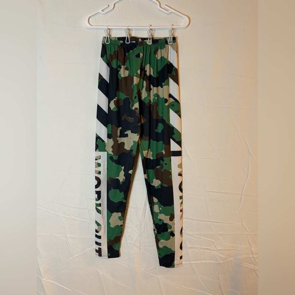 Legging Army Green Camo Workout Leggings